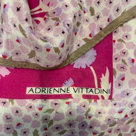 Adrienne Vittadini Silk Scarf - Picture 2 of 2